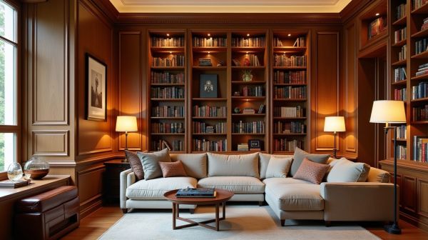 Créer une bibliothèque sur mesure de qualité pour un intérieur personnalisé
